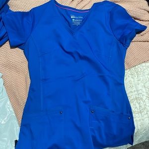 Purple Label Yoga Healing Hands Scrub Top